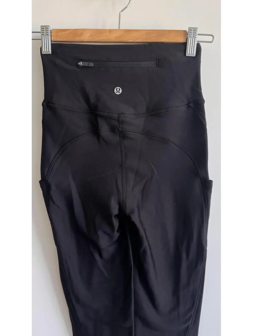 Lululemon Speed Tight IV Full On Luon Leggings Black Size 2 High Rise